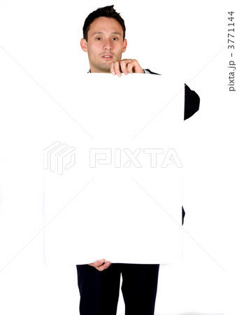 serious business man holding a banner serious business man holding a banner 3771144
