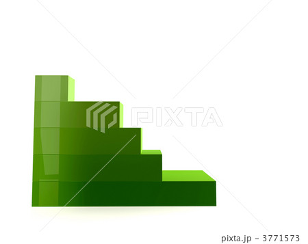 Corporate graph isolated 3771573