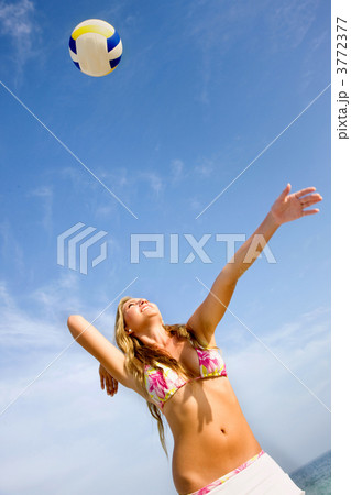 beach volleyball girl beach volleyball girl 3772377