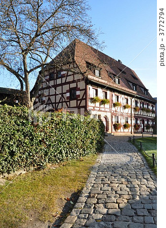 ニュルンベルク城　城内の家 3772794
