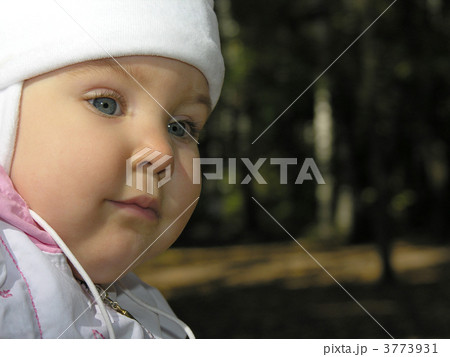 baby face in autumn wood baby face in autumn wood 3773931