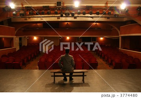 man alone on theater scene 3774480