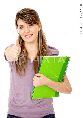 Female student with thumbs up Female student with thumbs up 3775518