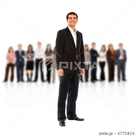 business man with a team business man with a team 3775814