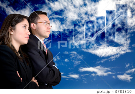 business people watching their financial success 3781310