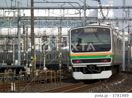 宇都宮線 E231系 尾久駅付近 宇都宮線 E231系 尾久駅付近 3781989