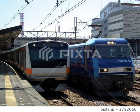 中央線E233系+EH200 八王子駅 中央線E233系+EH200 八王子駅 3782066