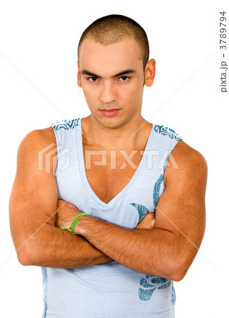 casual muscular man portrait 3789794