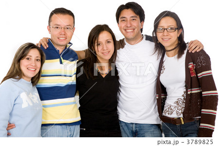 group of casual young people 3789825