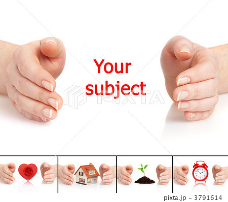 Hands with an empty place 3791614