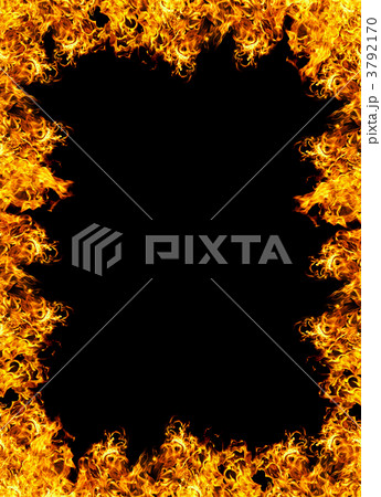 Fire frame on a black background 3792170