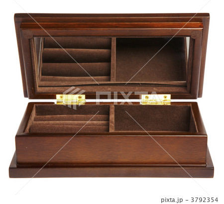 Empty casket on a white background Empty casket on a white background 3792354