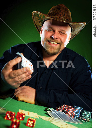 man with a beard plays poker man with a beard plays poker 3792918