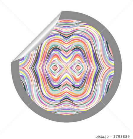 abstract tunnel sticker isolated on white abstract tunnel sticker isolated on white 3793889