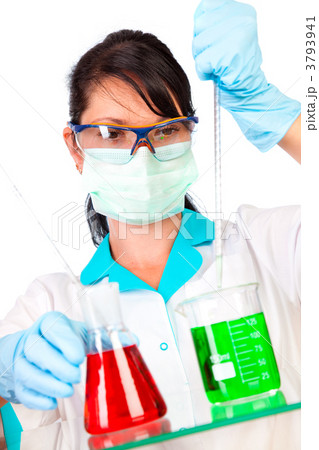 scientist in laboratory with test tubes scientist in laboratory with test tubes 3793941