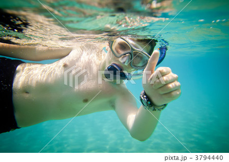 Snorkeler. Red sea 3794440
