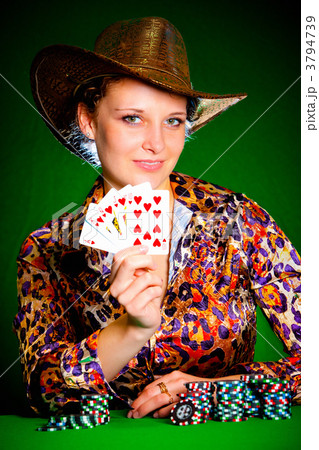 girl and royal flush 3794739