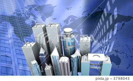 Modern city illustration 3798043