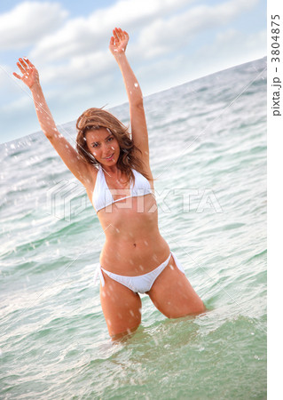 Woman on the beach 3804875