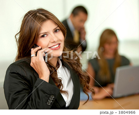 Business woman on the phone 3804966