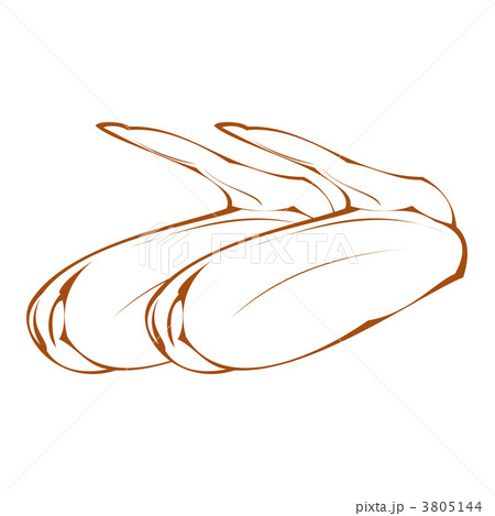 手羽先(線画) 手羽先(線画) 3805144