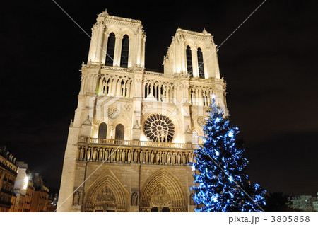 ノートルダム寺院 クリスマスオーナメント パリ フランス-