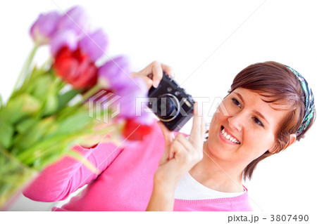 Woman taking a picture Woman taking a picture 3807490