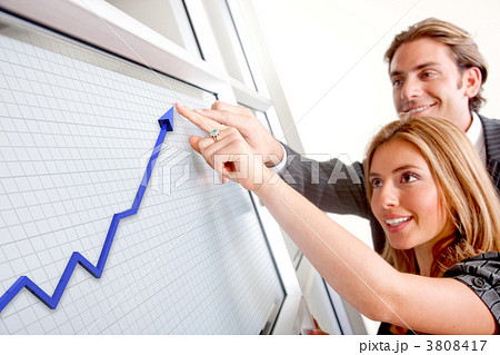 Business graph Business graph 3808417