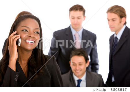 Business woman on the phone 3808617