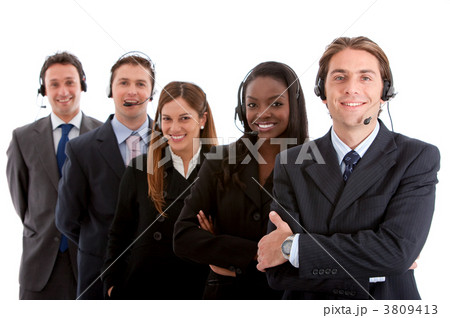 Business customer support team 3809413