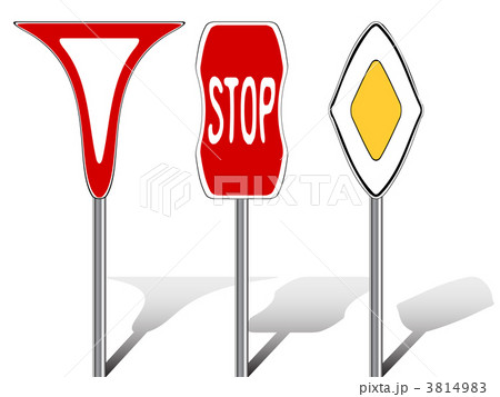 stylized traffic signs 3814983