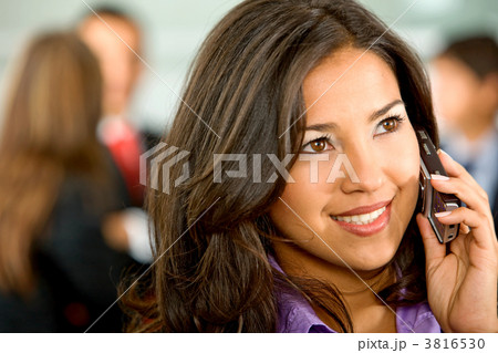 Business woman on the phone 3816530