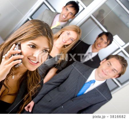 Business woman on the phone 3816682