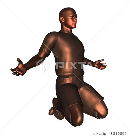 アスリート 選手 男性のイラスト素材