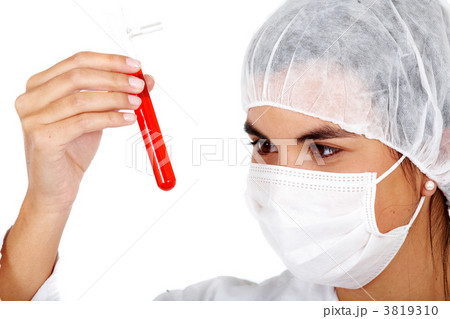blood in a test tube 3819310