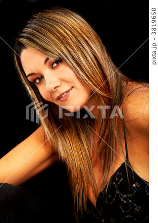 casual woman smiling casual woman smiling 3819650