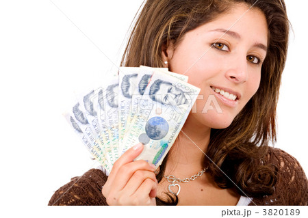 beautiful girl with money beautiful girl with money 3820189