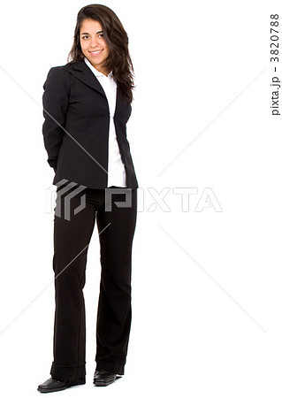 confident business woman standing 3820788
