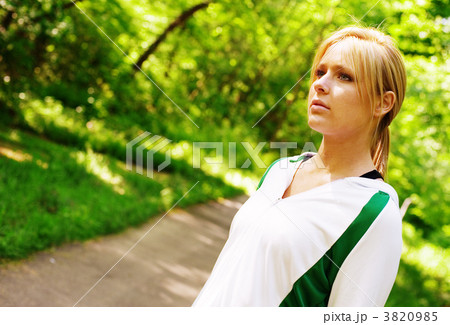 Young Woman Working Out 3820985