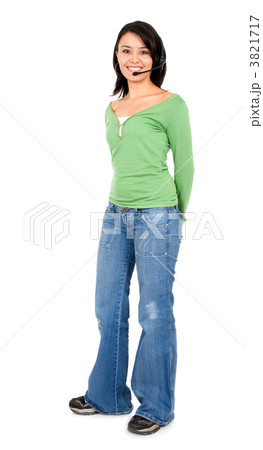 help center girl standing 3821717