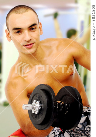 fitness instructor in a gym fitness instructor in a gym 3821808
