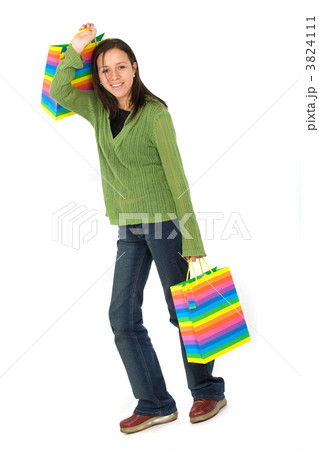 girl with shopping bags girl with shopping bags 3824111