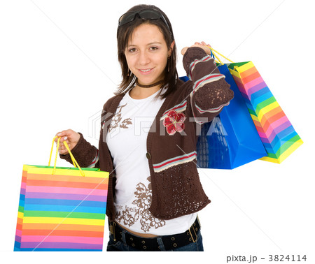 girl with shopping bags 3824114