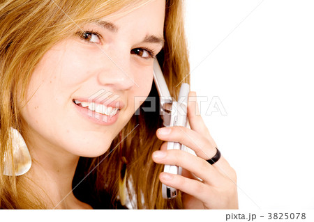 beautiful girl on a mobile phone 3825078