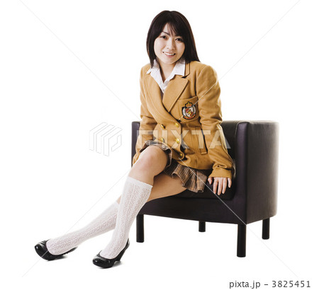 Chinese school girl portrait. 3825451