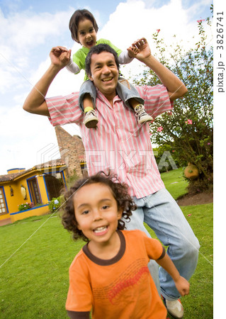 happy family having fun happy family having fun 3826741