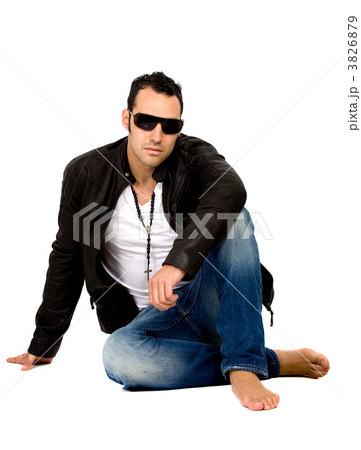fashion male on the floor 3826879