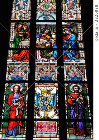 プラハ　プラハ城・聖ヴィート大聖堂内部 3826938