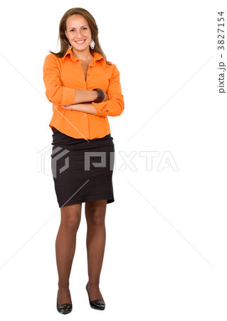 confident business woman standing 3827154