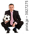 business man and a football 3827275